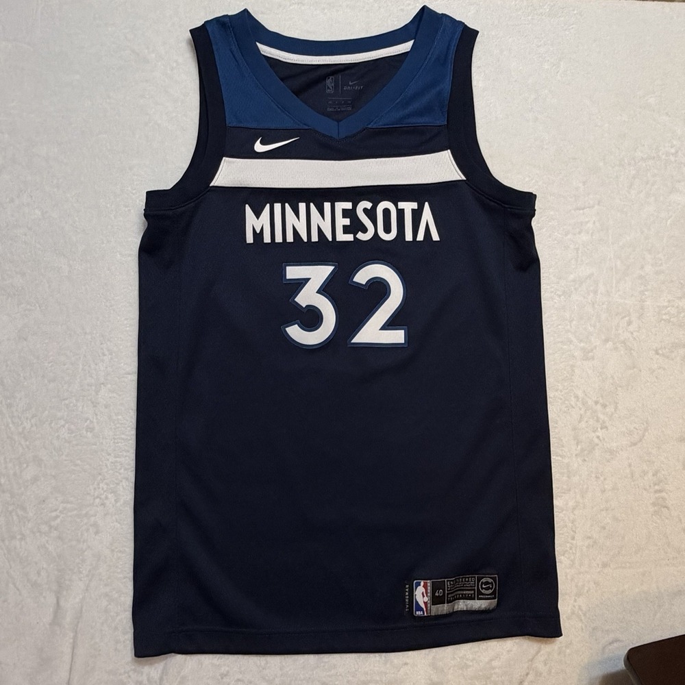 Minnesota Timberwolves Karl Anthony Towns Nike NBA Basketball Jersey Small 40